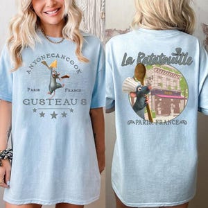 Little Chef Remy Comfort Colors T-shirt, Disney Ratatouille Paris Tee, Pixar Ratatouille Tee, Gusteau&#39;s Shirt, Disney Cute Mouse Shirt