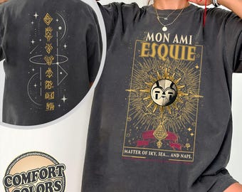 Esquie Clair Obscur Expedition 33 Comfort Colors Shirt, Whee Whoo Funny Esquie Tee, Gamer Gift Shirt, Expedition Shirt for Fans