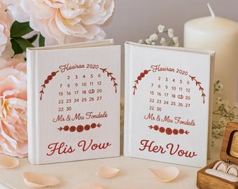 Caderno de votos personalizado bordado à mão, tamanho A6, pombas e medalhões de casamento, caderno bordado à mão, capa dura de tecido, caderno feito à mão