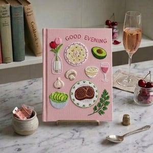 Personalized Recipe Notebook, My Recipes Hand Embroidered Notebook, Handmade Fabric Cover Notebook, Custom A5 Notebook, Secret Notebook