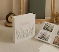 Hand Embroidered Photo Album With Sleeves, Personalized Photo Album, Anniversary Gift, Unique Photo Album, Flower Embroidered Photo Album. product logo
