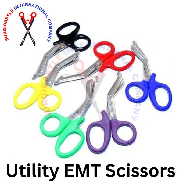 Set of 2 EMT Scissors Shears Bandage Paramedic Trauma Medical Doctor 6.25" & 7.5"