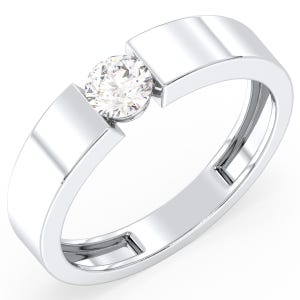 Adorable Moissanite Ring | 925 Sterling Silver | Rhodium Plated | Fine Jewelry | Anniversary Best Gift for Women | Engagement Rings