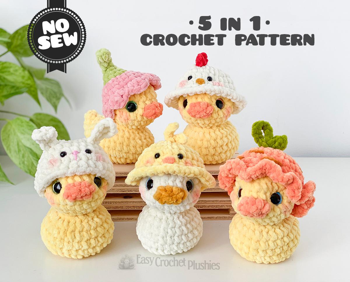 32 Rubber Duck Crochet Patterns for Quirky Handmade Gifts and Cute Decor 6 Crochet Rubber Duck Amigurumi