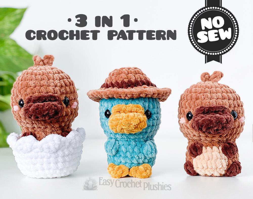 32 Platypus Crochet Patterns for Cute Aussie-Inspired Amigurumi Projects 20 Platypus Crochet Pattern Easy Fast Amigurumi Plushie