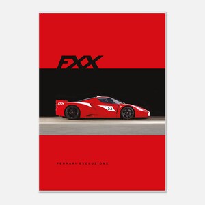 Ferrari FXX Evo Poster - Etsy