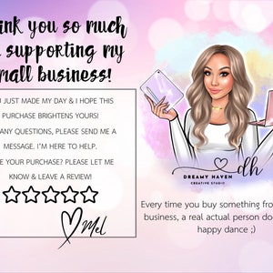 May include: Thank you so much for supporting my small business! You just made my day & I hope this purchase brightens yours! For any questions, please send me a message. I'm here to help. Love your purchase? Please let me know & leave a review! ***** Dreamy Haven Creative Studio dh Every time you buy something from a small business, a real actual person does a little happy dance ;)