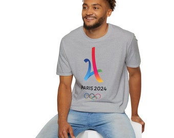 Jeux Olympiques de Paris 2024 T-shirt souple unisexe