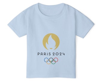 T-shirt pour tout-petit en coton épais pour les Jeux Olympiques de Paris 2024