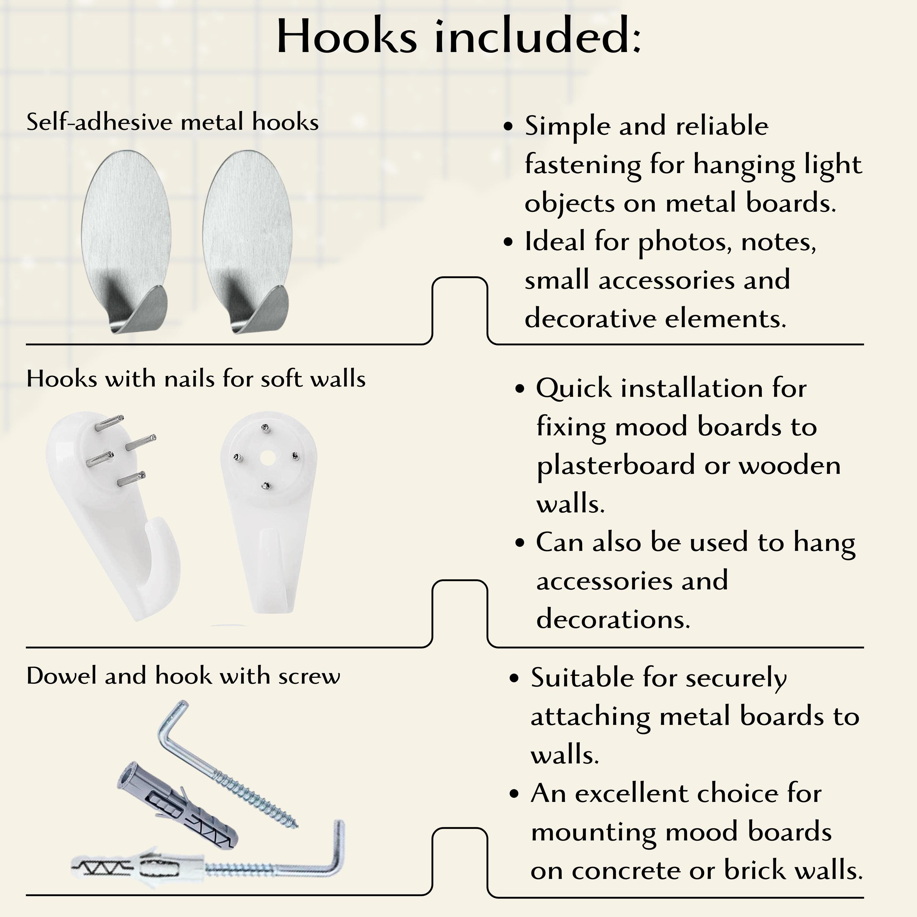 2 Pannelli Rete Per Parete 40x80cm - Idee Per Appendere Foto, Note E Decorazioni In Casa O Ufficio - Foto 4
