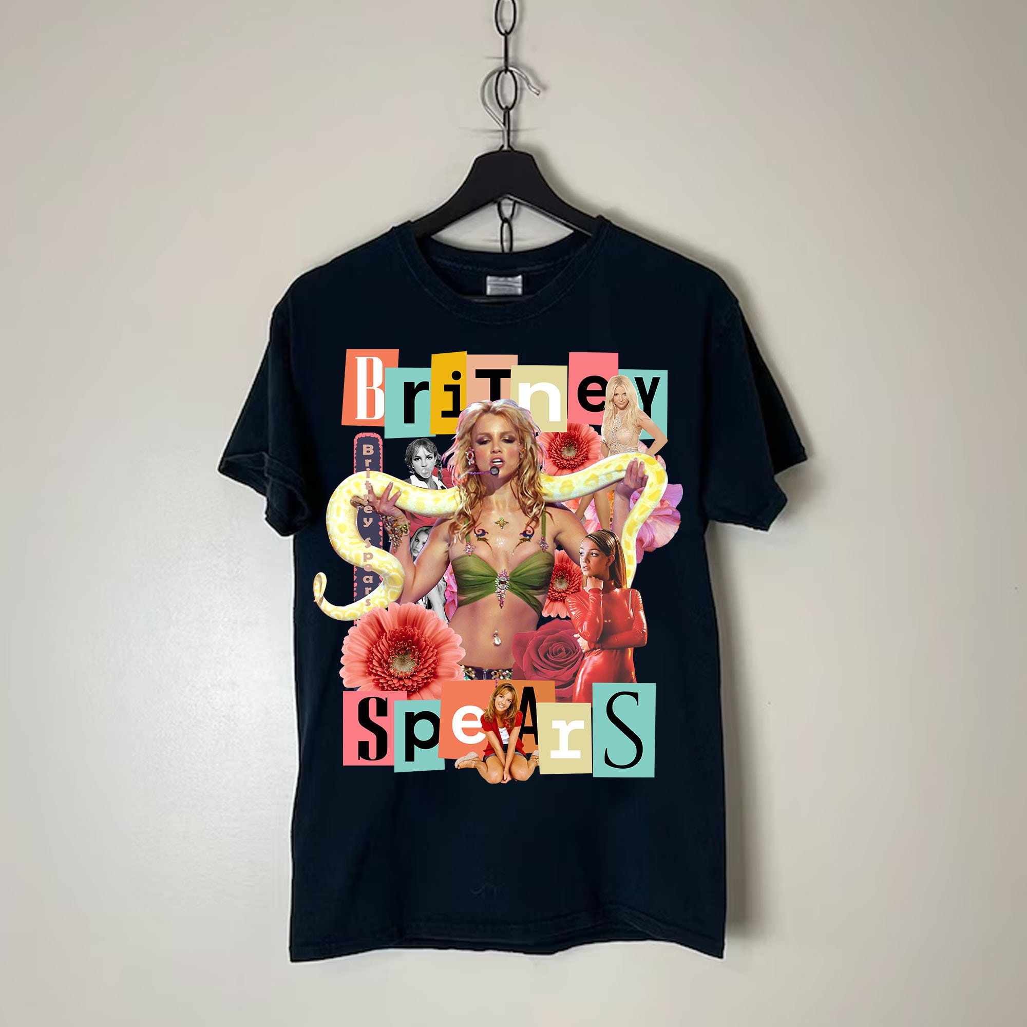 Floral Brtiney Spears, Paris Hilton shirt