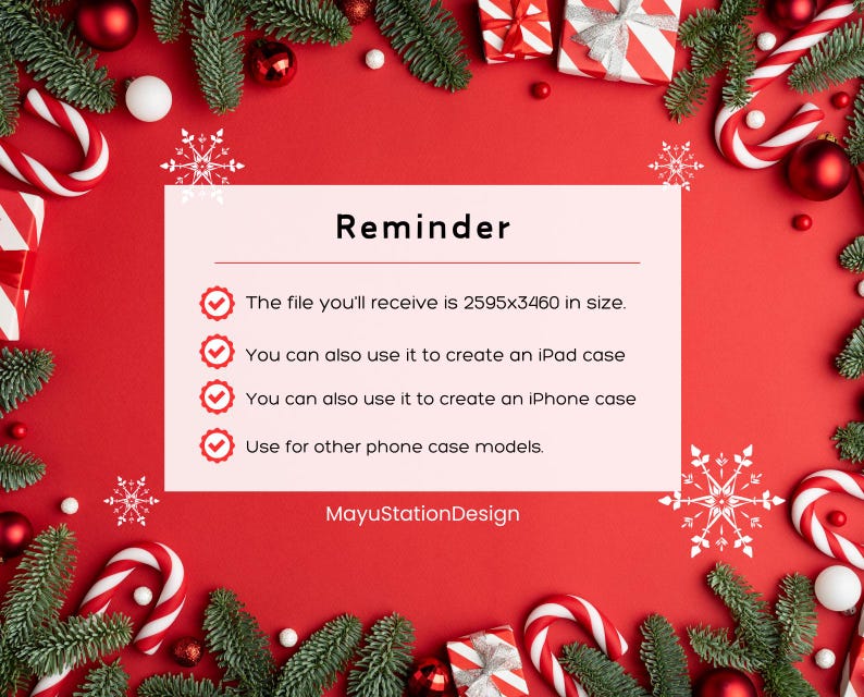 Christmas Phone Case png, Christmas PNG Bundle, Christmas Wrap Sublimation PNG designs