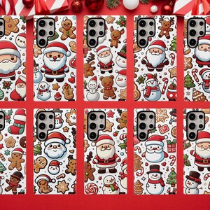 Christmas Phone Case png, Christmas PNG Bundle, Christmas Wrap Sublimation PNG designs