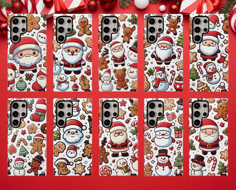 Christmas Phone Case png, Christmas PNG Bundle, Christmas Wrap Sublimation PNG designs