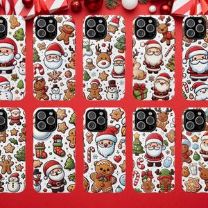 Christmas Phone Case png, Christmas PNG Bundle, Christmas Wrap Sublimation PNG designs