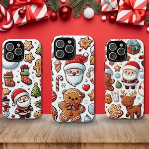 Christmas Phone Case png, Christmas PNG Bundle, Christmas Wrap Sublimation PNG designs