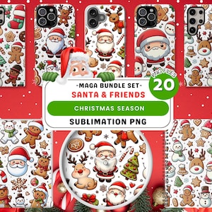 Christmas Phone Case png, Christmas PNG Bundle, Christmas Wrap Sublimation PNG designs