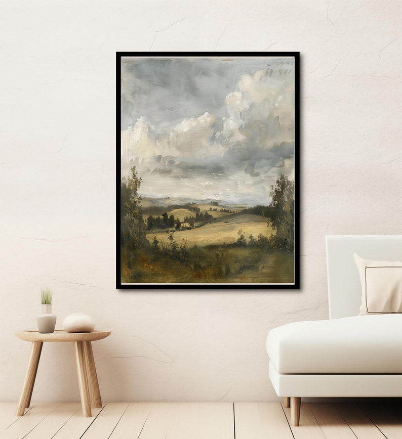 Country Meadow Sketch Wall Art