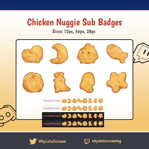 Huhn Nuggie Sub Anstecker