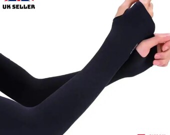 Black cycling sleeves