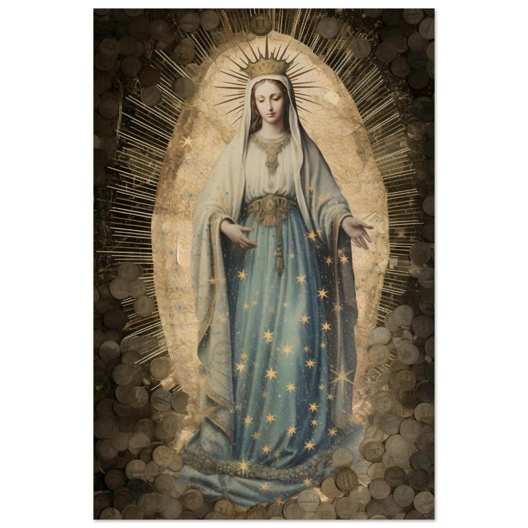 Our Lady of the Miraculous Medal Wall Art, Holy Novena to Blessed ...