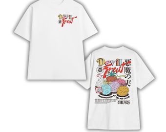Youth and Adult #0nee #Pi3ce #D3vil Fruit Shirt, Anime Japanese, Manga Lover Unisex Graphic T-shirt, Anime Shirt
