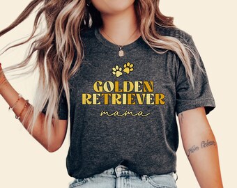 Golden Retriever Mama Shirt: Dog Mom Gift