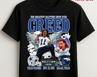 Youth and adult Creed Shirt, The Greatest Halftime Show Ever Creed Shirt,Music Concert Tee, Football Shirt