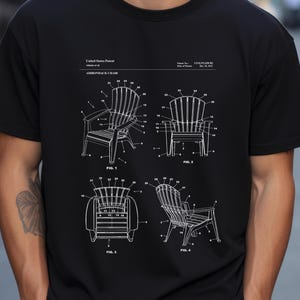 Womens T Shirt With Lawn Chair Design - Etsy