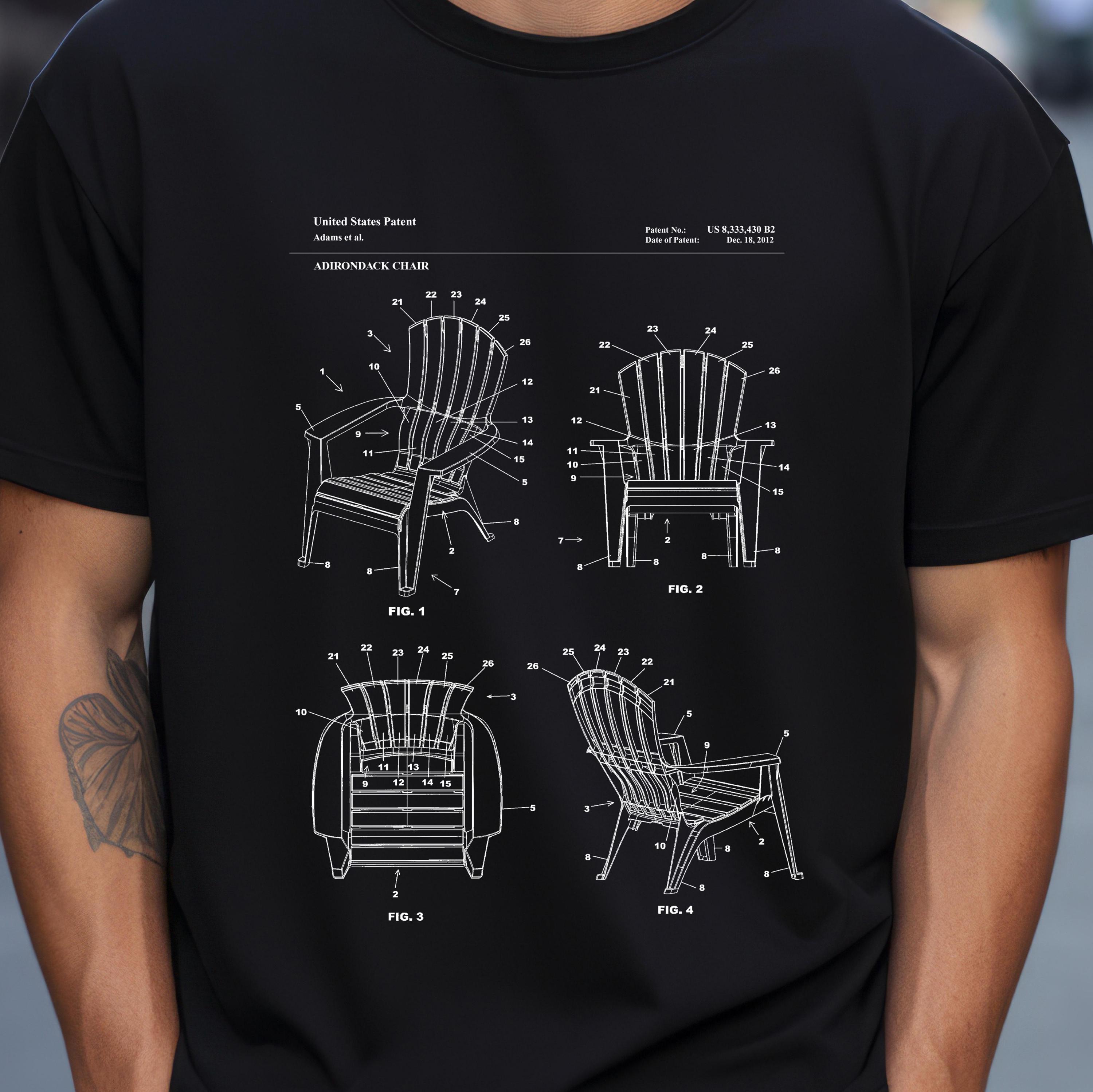 Womens T Shirt With Lawn Chair Design - Etsy