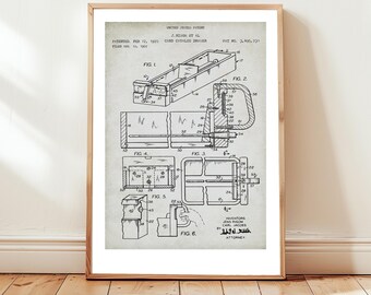 Library card catalog system from US Patent office. Poster gift librarian, library, bookshop, bookseller,  reader, bookworm