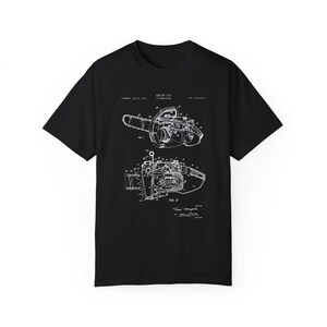 Conception d'une tronçonneuse de l'Office des brevets des États-Unis. Cadeau t-shirt pour bûcheron, bûcheron, garage, bricolage, bricoleur, bûcheron, cadeau d'outil pour tronçonneuse image 4