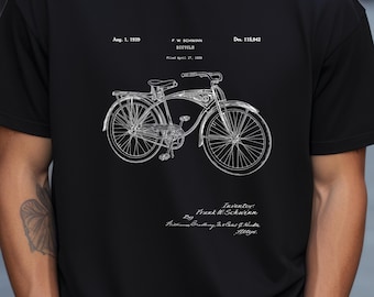 Schwinn bicycle from the US Patent Office. A T-shirt gift for cycling , cyclist, sport, bicycle rider, sport