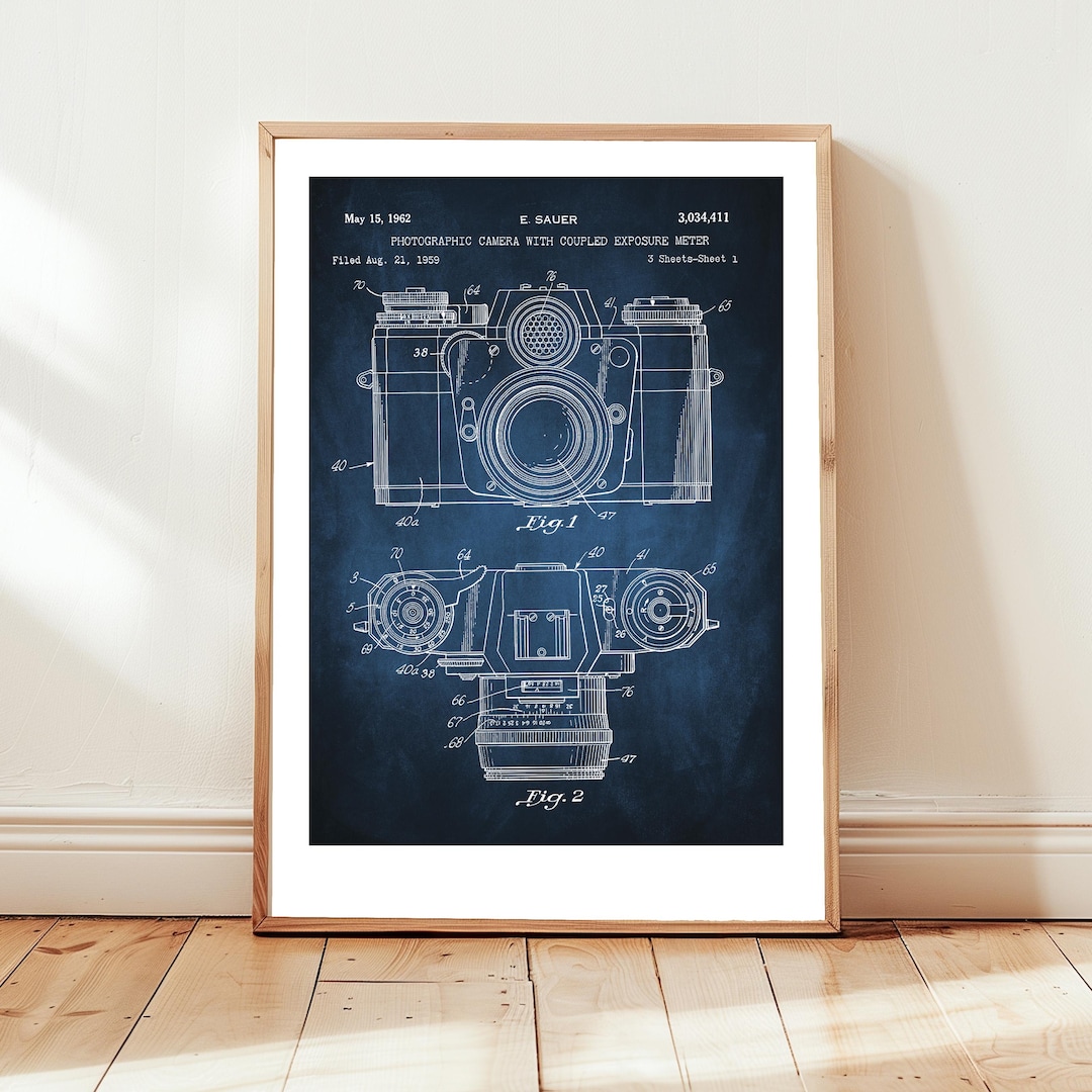 Photographic Camera Design by Sauer for Zeiss From US Patent Office ...
