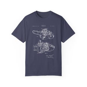 Conception d'une tronçonneuse de l'Office des brevets des États-Unis. Cadeau t-shirt pour bûcheron, bûcheron, garage, bricolage, bricoleur, bûcheron, cadeau d'outil pour tronçonneuse image 6