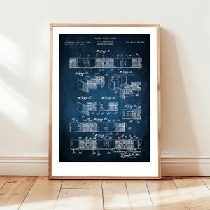 Theaterkaartontwerp van US Patent Office. Poster cadeau acteur, acteren, theaterbezoeker, cultuurgier, kassa, kunst aan de muur, print