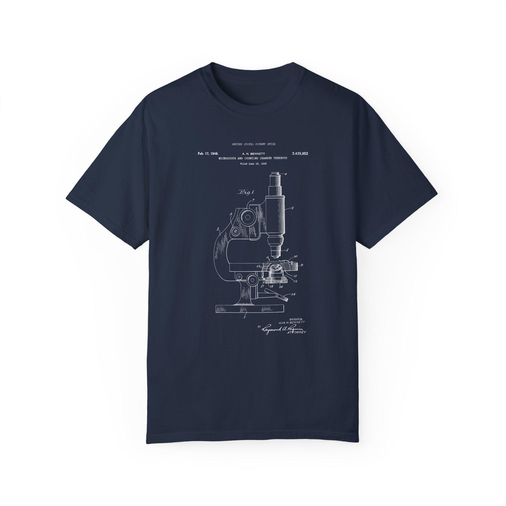 Design of Microscope From 1948 From US Patent Office. T-shirt Gift