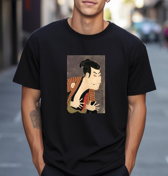 Kabuki Actor Otani Oniji III as Yakko Edobei by Toshusai Sharaku T Shirt From Famous Japanese Woodblock Print Etsy Australia
