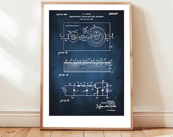 米国特許庁による半導体設計。ポスターギフト：電子技術者、コンピュータ科学者、技術、電気、コンピューティング