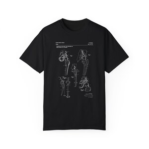 Künstliches Hüftdesign vom US Patentamt. T-Shirt Geschenk für Biotechniker, Biomechaniker, Orthopädischer Chirurg, Arzt, Biomedizinisch Bild 4