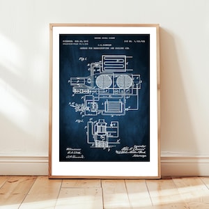 Air conditioning design by Carrier from US Patent Office. Gift hvac, old air con, heating ventilation, building services engineer, architect