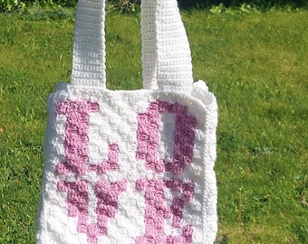 Sac au crochet LOVE