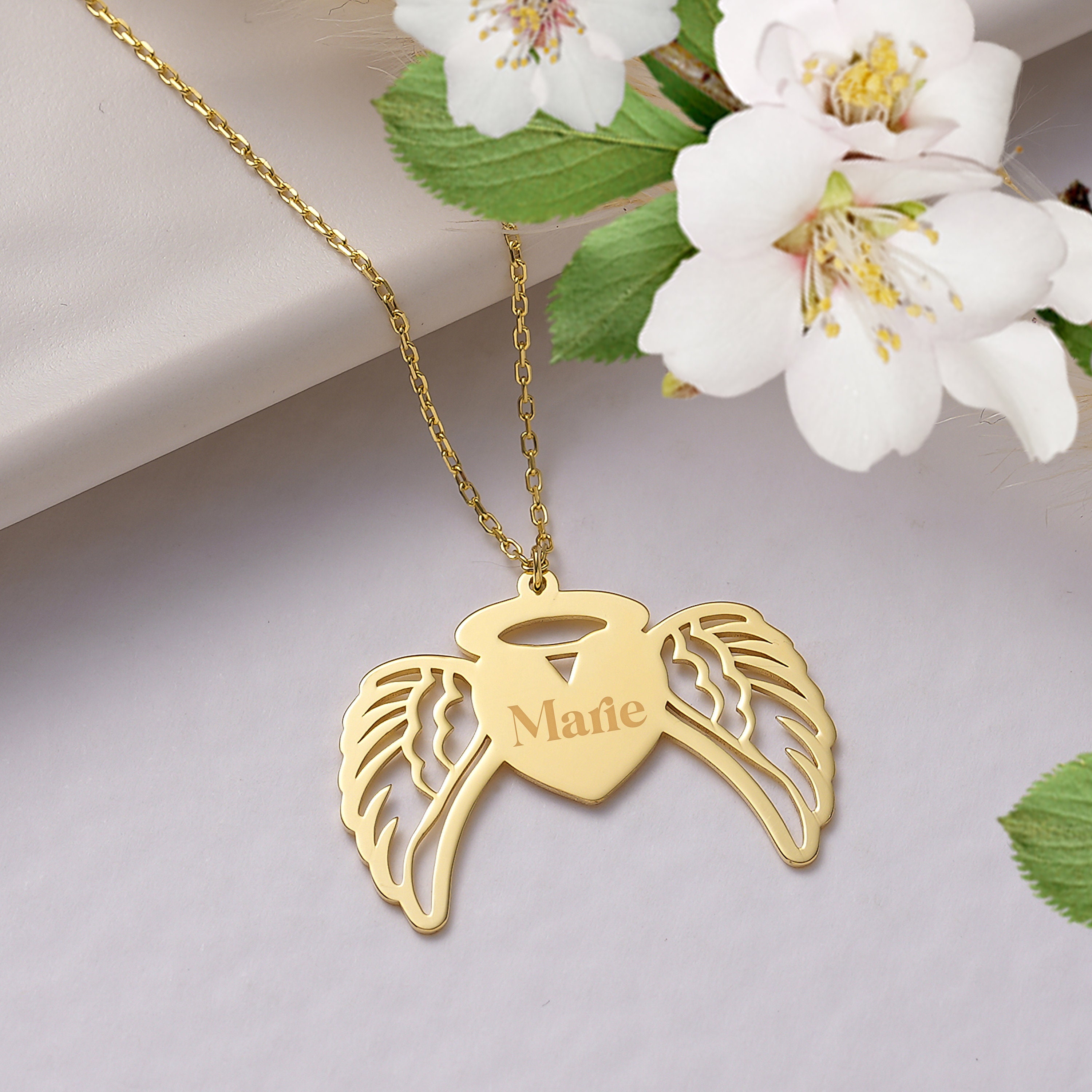 PRECIOUS STARS 14k Two-Tone Gold Open Heart Charm Pendant