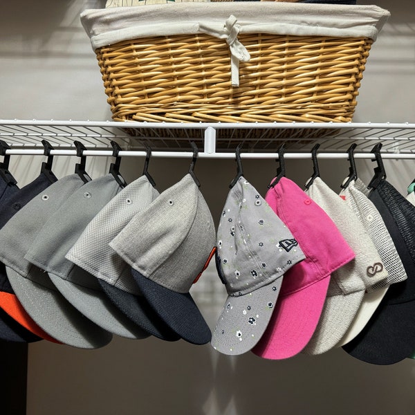 Closet Hat Hanger Cap Hanger - 3D Printed