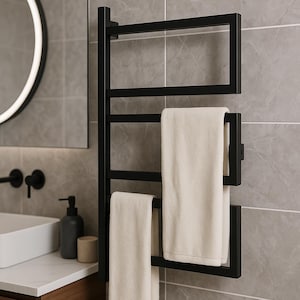 Bathroom Towel Rack, Metal Towel Holder.