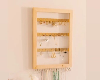 Jewelry Organizer, Stand for All Your Jewelry, Necklace Hanger, Earring Holder