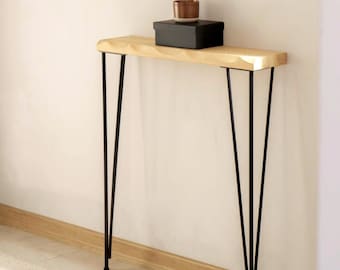 Entry Console Table, Live Edge Console, Home Gift