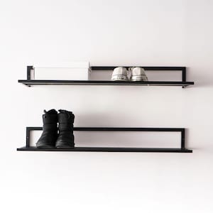 2-piece Wall Mounted Shoe Rack, Metal Shoe Rack, Household Gift