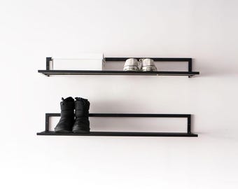 2-Piece Wall Mounted Metal Shoe Rack: Household Gift