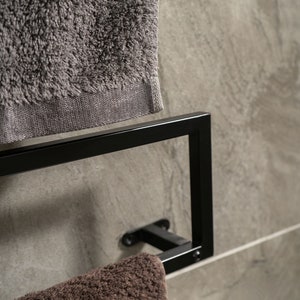 Metal Bathroom Towel Holder, Towel Rack, Household Gift - Etsy